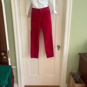 Vineyard Vines Red Straight Leg Pants